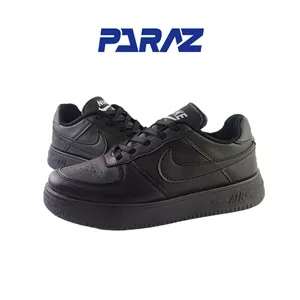 کفش اسپرت زنانه و‌پسرانه/ برند نایکی/ مدل ایرفورس nike airforce/ مشکی