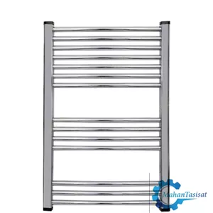 حوله خشک کن استیل 13 لول 50 ×80 کروم براق ایران رویال