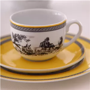 سرویس 12 پارچه چایخوری ویلیج چینی زرین درجه عالی