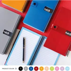 دفترچه یاداشت طلقی خبرنگاری دکمه دار 23*13