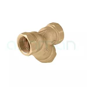 شیر صافی فیلتردار برنجی Y کد 143 آذر سایز 1/2 اینچ 