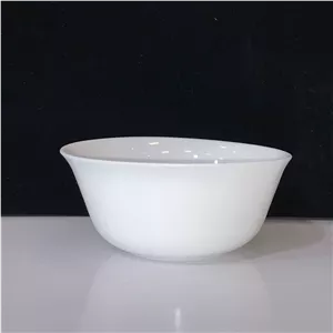 پیاله ماست خوری لومینارک فرانسه طرح کارین سفید 6 عددی