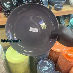 بشقاب خورشت خوری گود طوسی براق استون ور بن سای 6 عددی