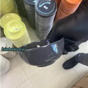 پیاله گود طوسی براق استون ور بن سای 6 عددی