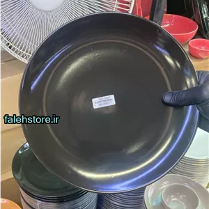 بشقاب پلوخوری مشکی براق استون ور بن سای 6 عددی
