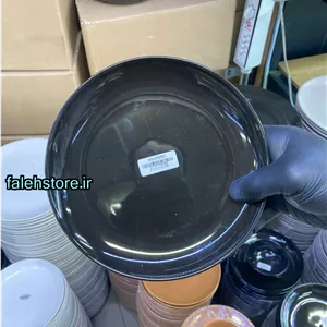 بشقاب پیش دستی مشکی براق استون ور بن سای 6 عددی