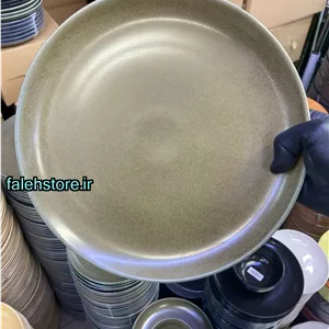 بشقاب پلوخوری زیتونی گرانیتی استون ور بن سای 6 عددی