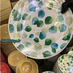 بشقاب پلوخوری برگ سبز استون ور بن سای 6 عددی