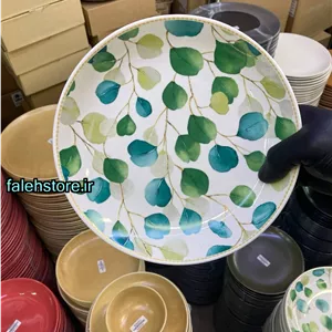 بشقاب خورشت خوری برگ سبز استون ور بن سای 6 عددی