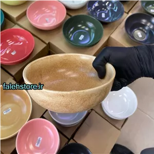 کاسه آبگوشت کرم گرانیتی استون ور بن سای 6 عددی