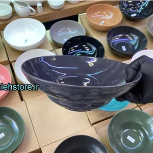 کاسه سالاد سزار طوسی براق استون ور بن سای 1 عددی