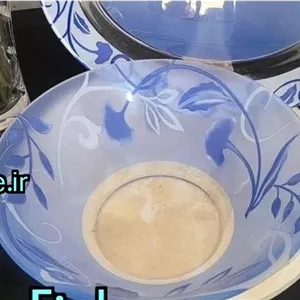 کاسه سالاد لومینارک فرانسه بوتیک آبی 1 عددی