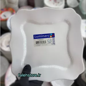 پیش دستی لومینارک فرانسه طرح آتنتیک سفید 6 عددی