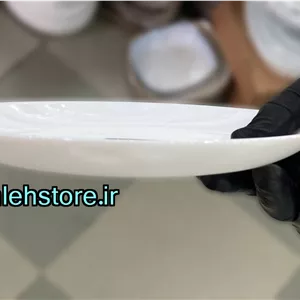 پیش دستی لومینارک فرانسه طرح دیوالی سفید 6 عددی
