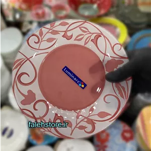 پیش دستی لومینارک فرانسه طرح بوتیک قرمز 6 عددی