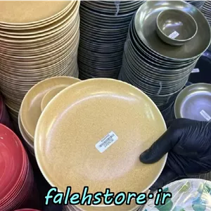 بشقاب پیش دستی کرم گرانیتی استون ور بن سای 6 عددی