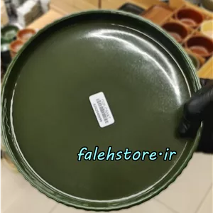 بشقاب پیش دستی سرامیکی استون ور سبز گرانیتی شیاردار بن سای 6 عددی
