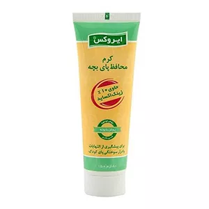 کرم محافظ پای بچه ایروکس حاوی 10 درصد زینک اکساید 50گرم