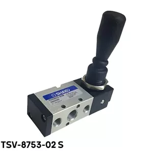 شیر دستی کشویی برگشت فنر 5/3 شاکو سایز 1/4 اینچ با شناسه فنی TSV-8753-02 S 