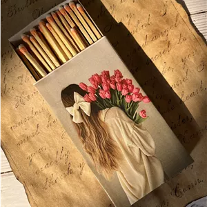 کبریت girl & flowers