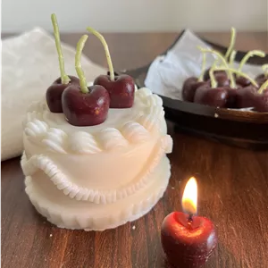 شمع کیک گیلاس