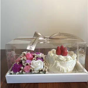 باکس alina شمع گل و کیک طلقی