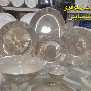 ارکوپال ۲۶ پارچ نیلوفری رنگ شامپاینی