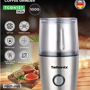 اسیاب 100 گرمی استیل telionix