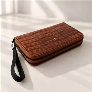 کیف مردانه چرم مصنوعی روزمره جا موبایل و جاکارتی