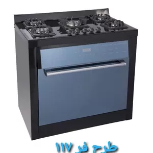 اجاق گاز طرح فر 5 شعله مورانو مدل 117