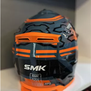 کلاه کراسی SMK مدل Allterra-S01 نارنجی مشکی