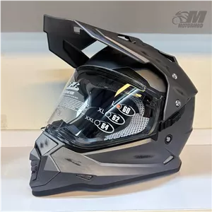 کلاه کاسکت اندرو رپیدو مدل Rapido Spyde Dual عینک‌دار و طلق‌دار طوسی