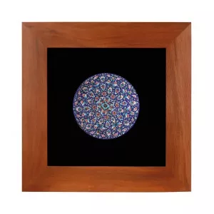 تابلو اکسیر مینا طرح ترنج لاجورد