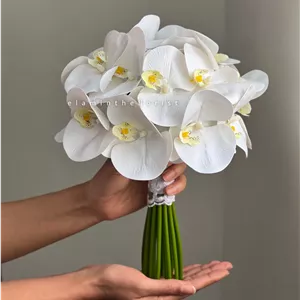 دسته گل مصنوعی ارکیده لمسی