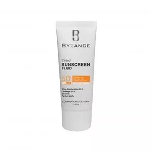 فلوئید ضد آفتاب رنگی پوست مختلط و چرب بیزانس SPF 50
