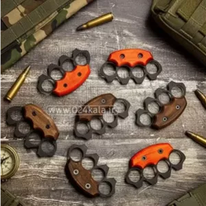 پنجه بوکس دسته چوبی ضد زنگ