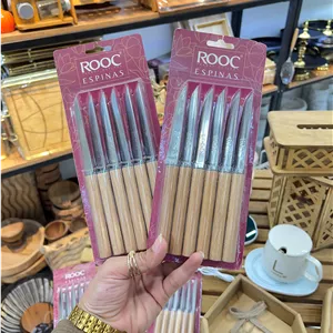 چاقو روک دسته چوبی