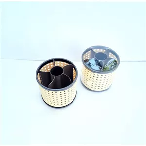 جاقلمی نظم‌دهنده رومیزی پره‌ای طرح رتن | Rattan Pattern Desk Organizer 