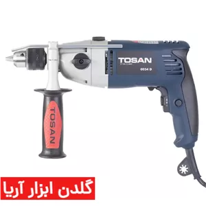 دریل چکشی گیربکسی 13 میلی‌متر 1050 وات آچاری توسن مدل 0034D