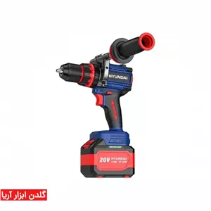 دریل شارژی چکشی براشلس هیوندای مدل HP-5260