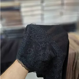 شال مجلسی حاشیه گیپوری نگین کار شده