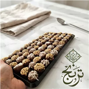 ترافل خرمایی نارگیلی ترنج - پک 500 گرمی