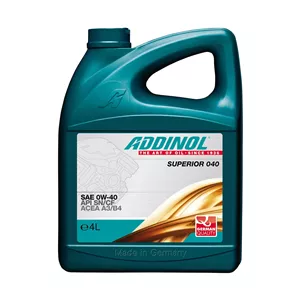 قیمت وخرید روغن موتور ادینول 0W-40 حجم چهار لیتر