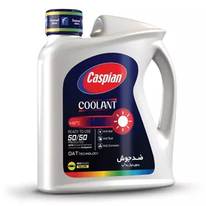 ضدیخ و ضدجوش آماده مصرف 50 به 50 کاسپین مدل کولانت حجم 2 لیتر