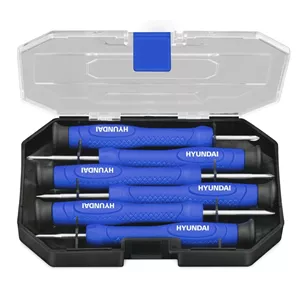 پیچ‌ گوشتی تعمیرات موبایل هیوندای مدل HT-7606 مجموعه‌ی 6 عددی