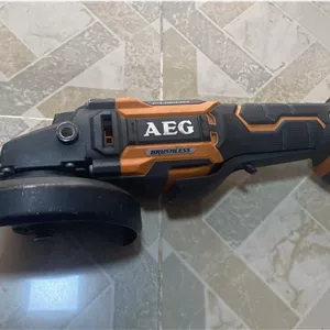 مینی سنگ AEG  شارژی موتور براسلش اصل اصل ۱۸ ولت BEWS18125BLP