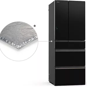 یخچال هیتاچی ژاپن برق ۲۲۰ موتور اینورتر H-RW540RS استوک نمایشگاهی کارتن دار
