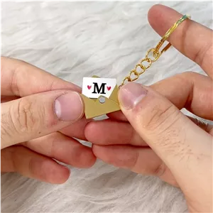 جاکلیدی استیل مدل پاکت نامه طرح حرف M