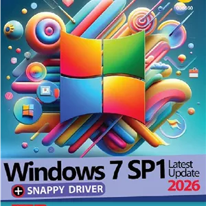 ویندوز Windows 7 SP1 Update 2026 + Snappy Driver Installer گردو