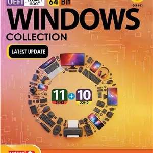 ویندوز Windows Collection 10 22H2 & 11 25H2 گردو